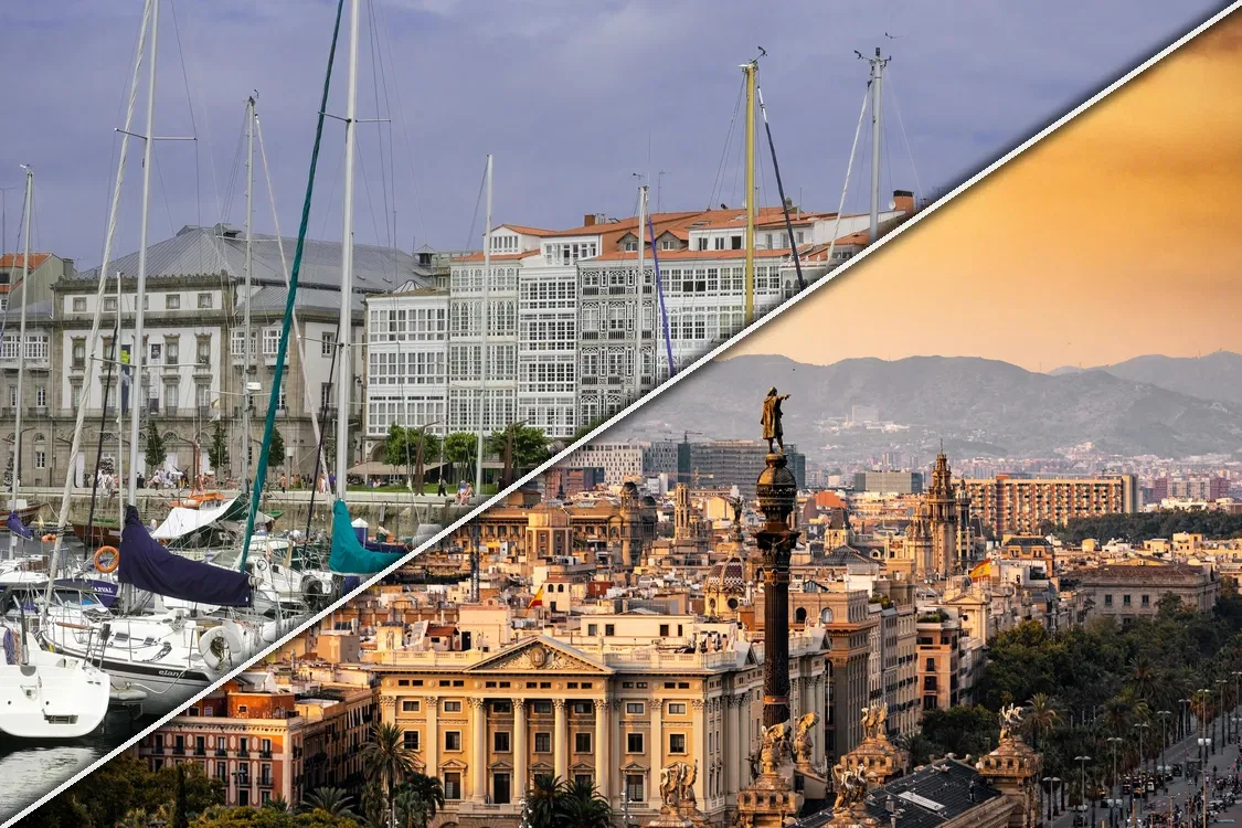 Vuelos A Coruña → Barcelona