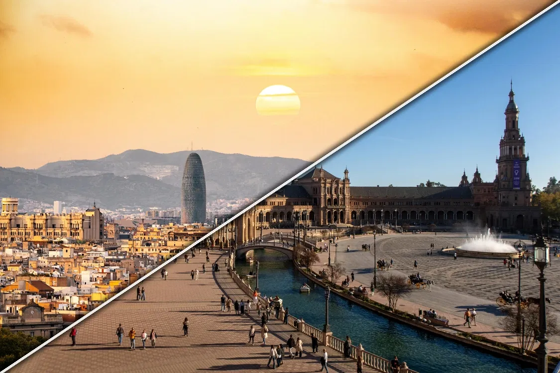 Vuelos Barcelona → Sevilla