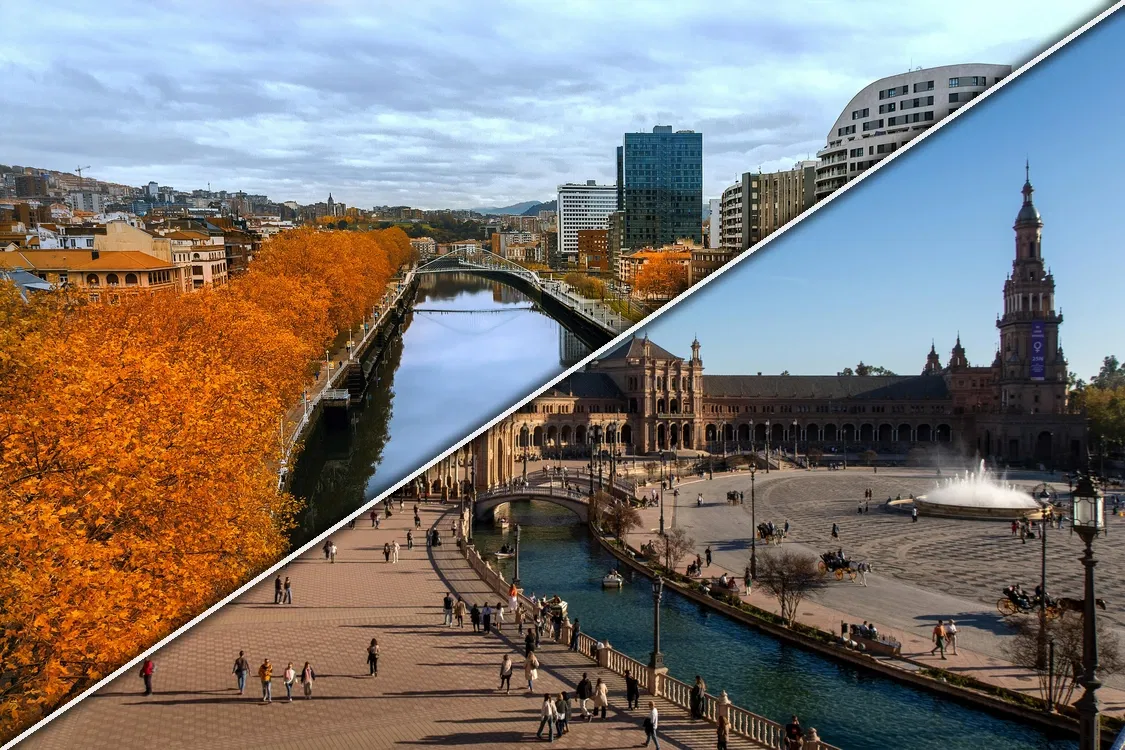 Vuelos Bilbao → Sevilla