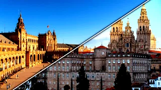 Vuelos Sevilla → Santiago de Compostela