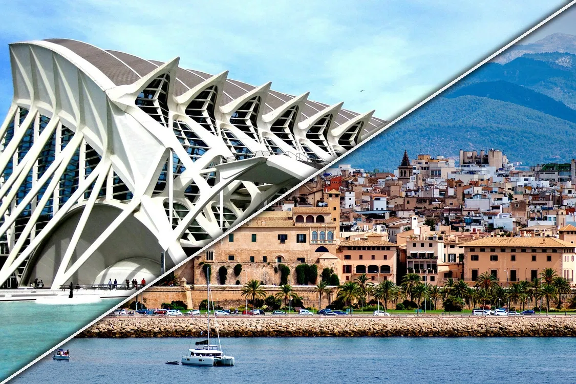 Vuelos Valencia → Palma de Mallorca